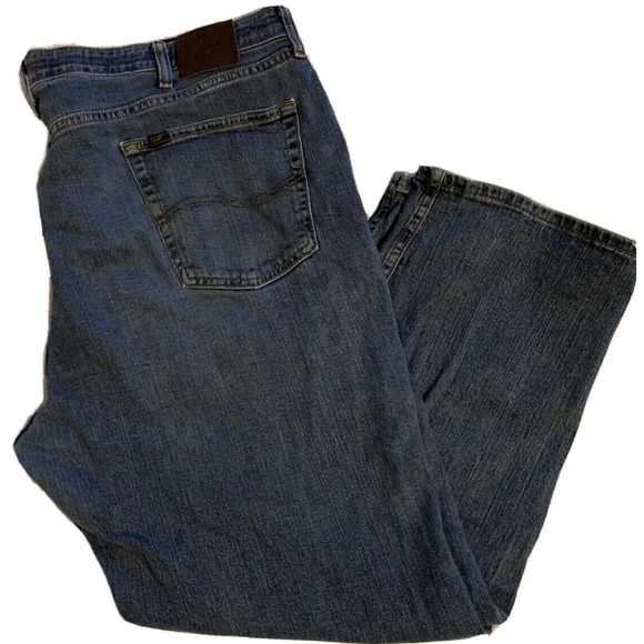 Lee Jeans Lee Relaxed Fit Mens Jeans 46x3 Distressed High Rise Wide